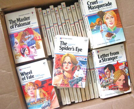 ismoyo's vintage playground: box of mystique romance mystery novels