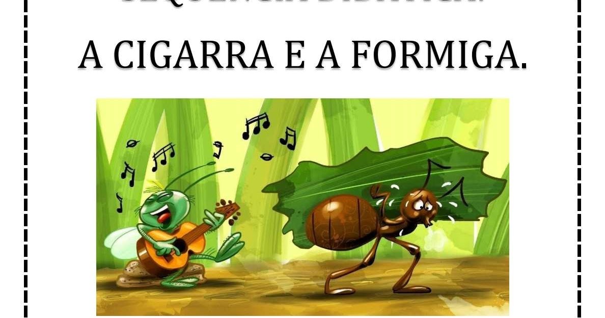 Moral Da História A Cigarra Ea Formiga EDULEARN Moral Da História A Cigarra Ea Formiga EDULEARN