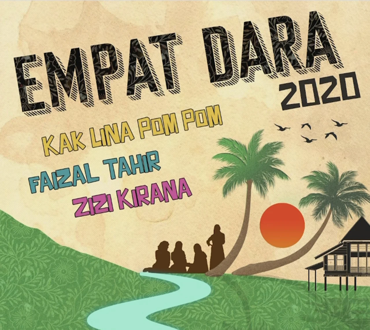 Lagu Empat Dara 2020 Versi Elly Mazlein, Faizal Tahir & Zizi Kirana