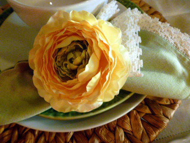 Inspiration for an Easter Tablescape - pull our the bunnies and the eggs, it's Easter time and we have a table to set! - Slice of Southern