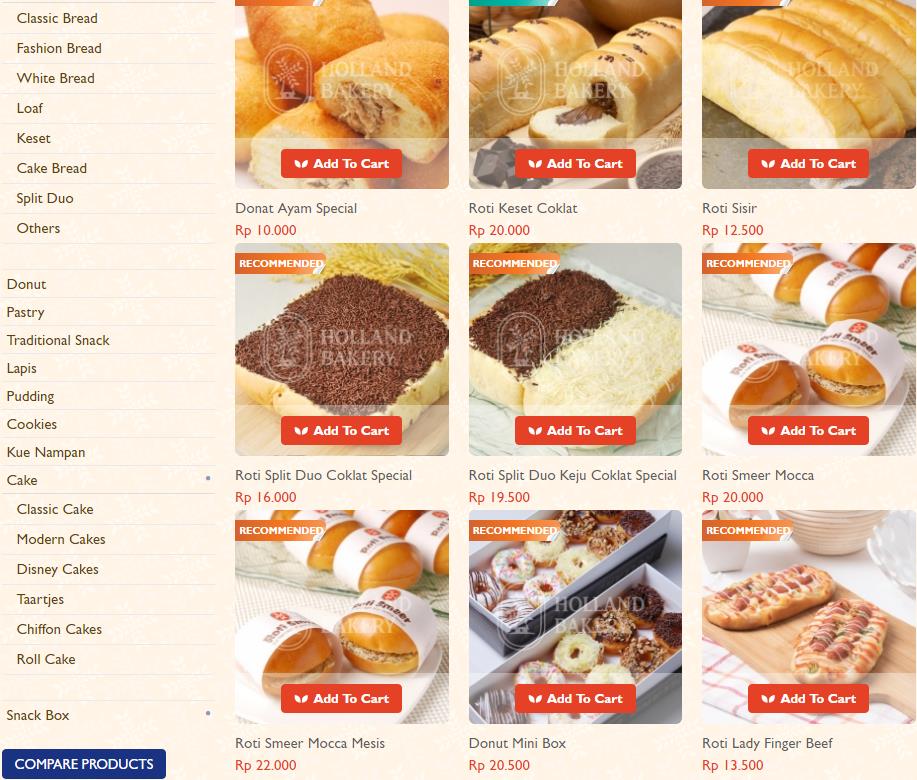 Daftar Harga Kue Holland Bakery Terbaru 2019 - Terbaru9.Info