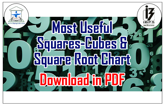 Square Root Chart Pdf