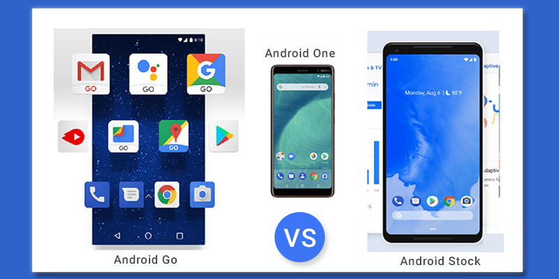 Android Go, Android One, Stock Android: The Difference