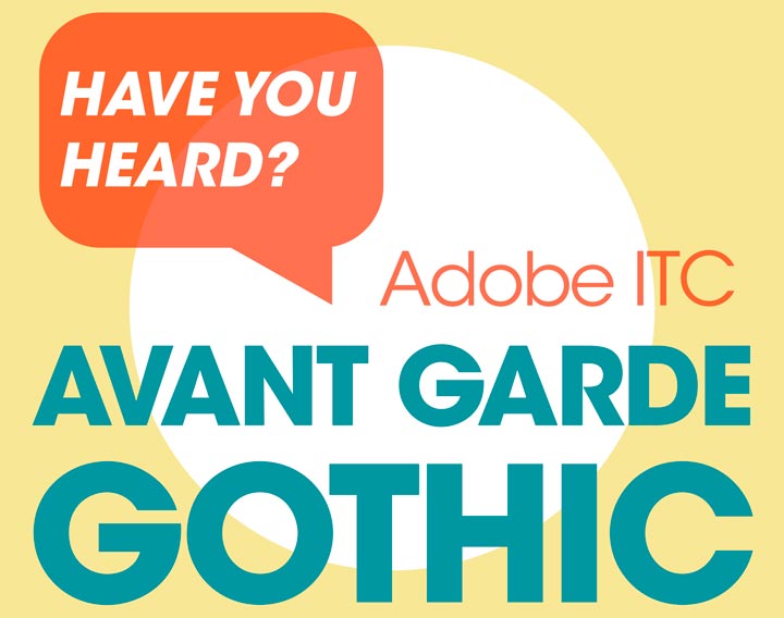 ITC Avant Garde Gothic Font Family GRAFİK MARKET (Beta)