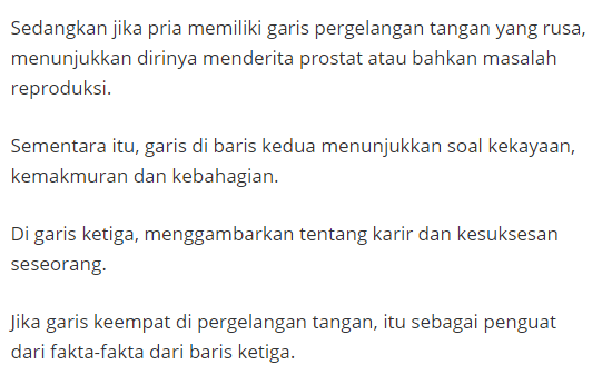 Anda Orang yang Beruntung Jika Punya Garis ini, tak Semua Orang