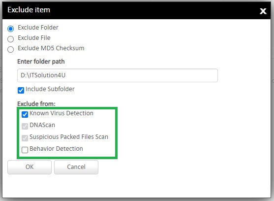 IT Support Solution: How to Exclude Files or Folder using Seqrite EPS ...