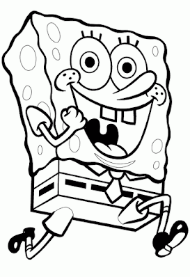 Desenhos do bob esponja para colorir