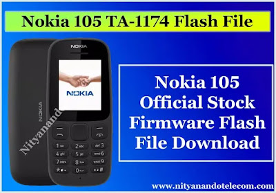 nokia 105 ta 1174 firmware flash file mtk6261da stock rom