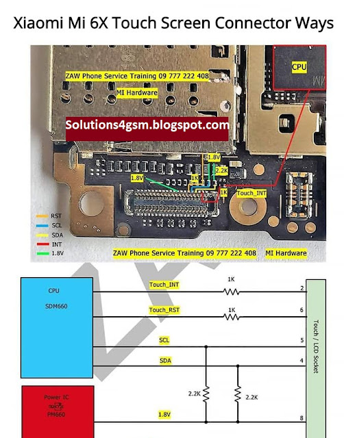 MOBILE GURU's SOLUTIONS Xiaomi Mi 6X touch screen not working problem