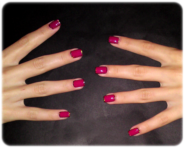 Ivana Thinks Pink: Framed Nails
