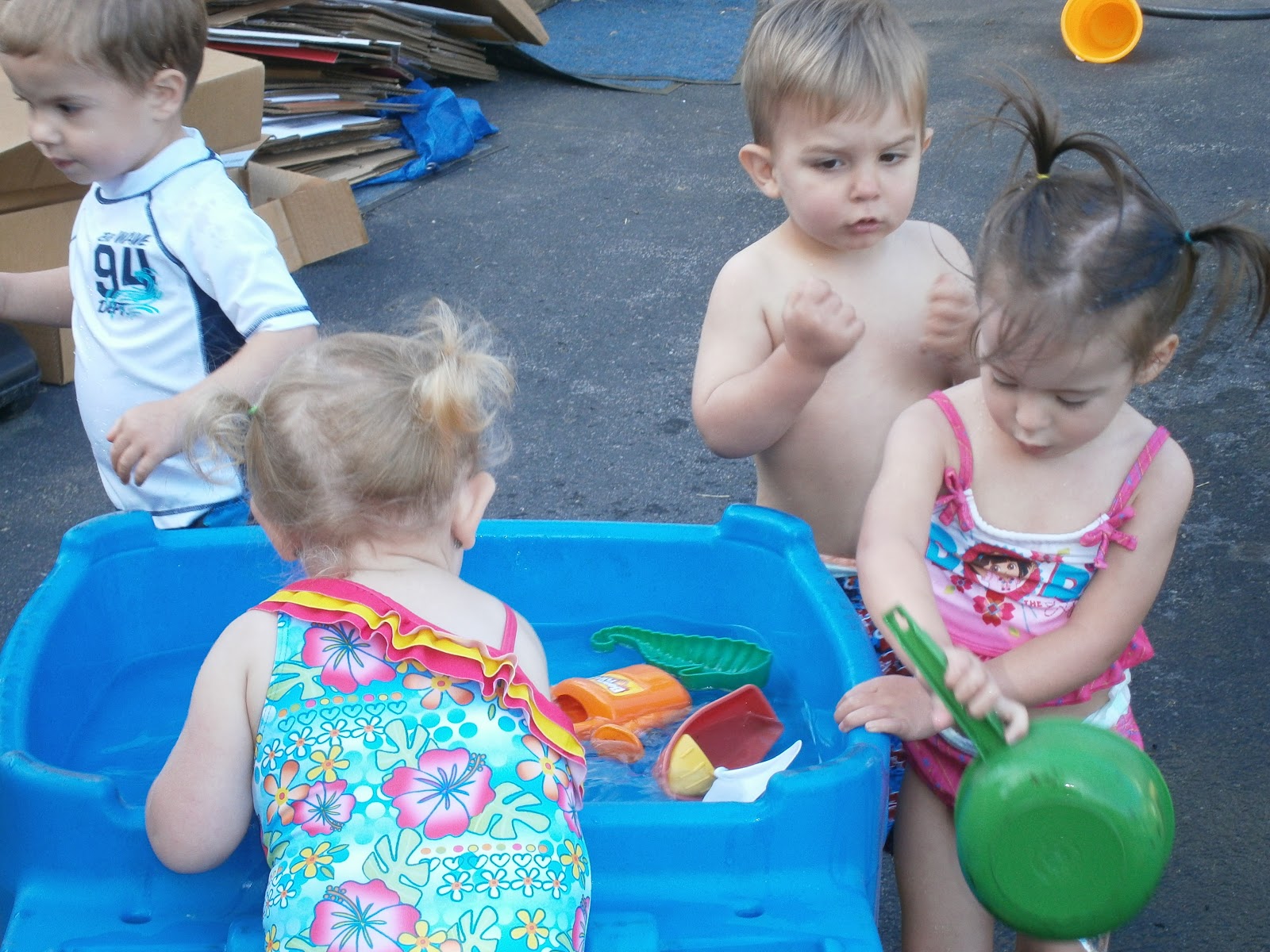 Sunbeam Early Learning Center First Splash Day