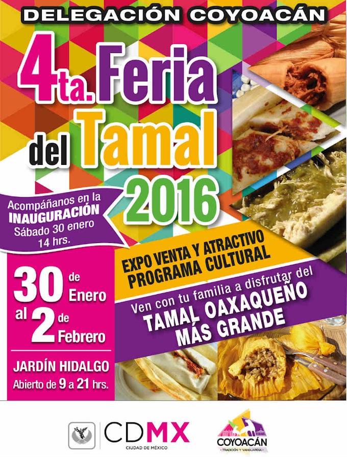 4ta Feria de Tamal en Coyoacán 2016
