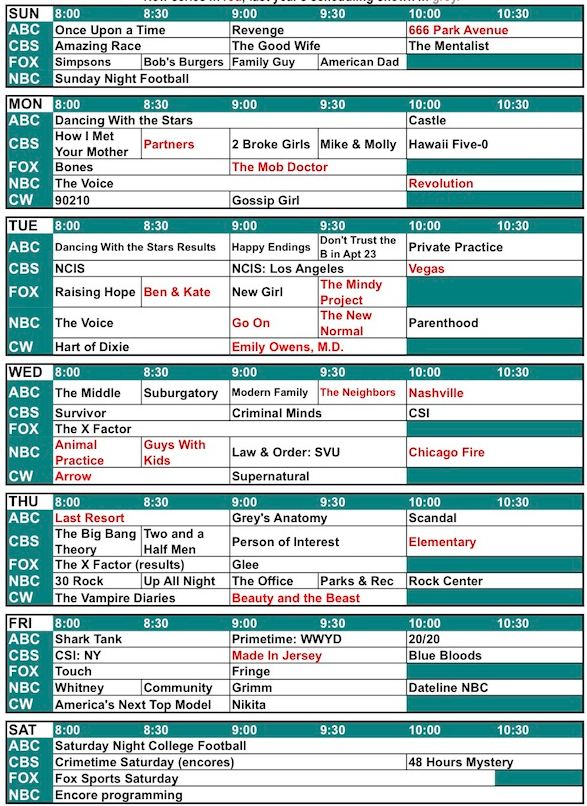 Syfy Channel Schedule Listings – IPRH