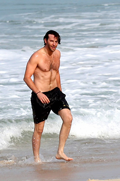 VJBrendan.com: Bradley Cooper Goes Swimming in Rio de Janeiro, Brazil.