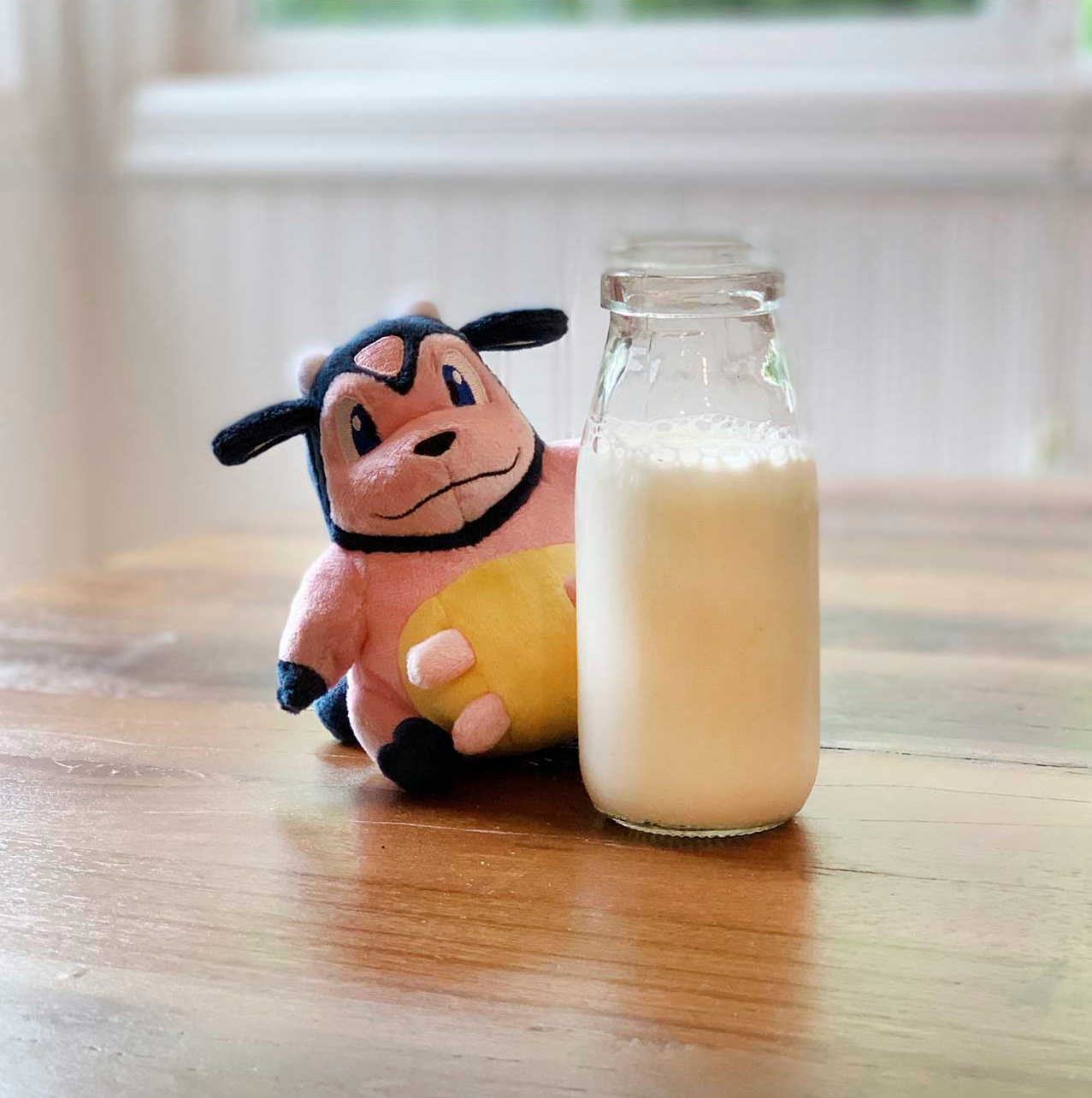 Pokemon Moomoo Milk Milktank Glass Milk Bottle With 