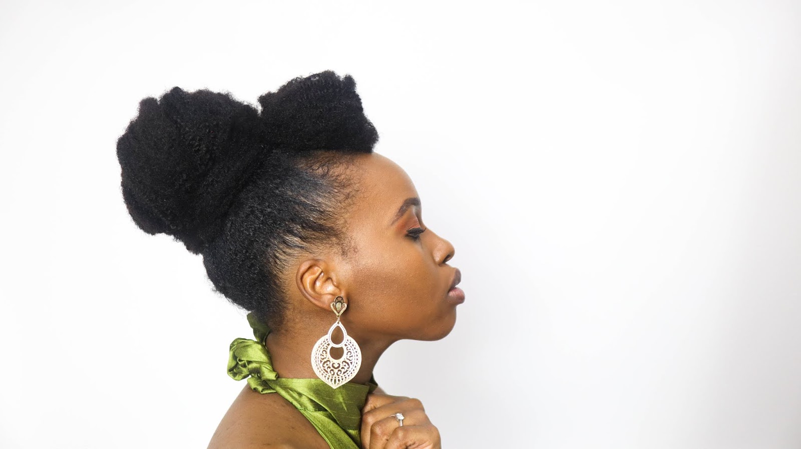 Quick Easy Natural Hair Updo Tuke S Quest