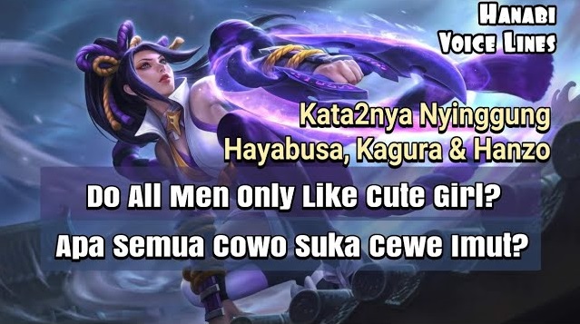 Inilah 14 Kata Kata Hanabi Voice V E N O M Skin Zennindo Inilah 14 Kata Kata Hanabi Voice V E N O M Skin Zennindo
