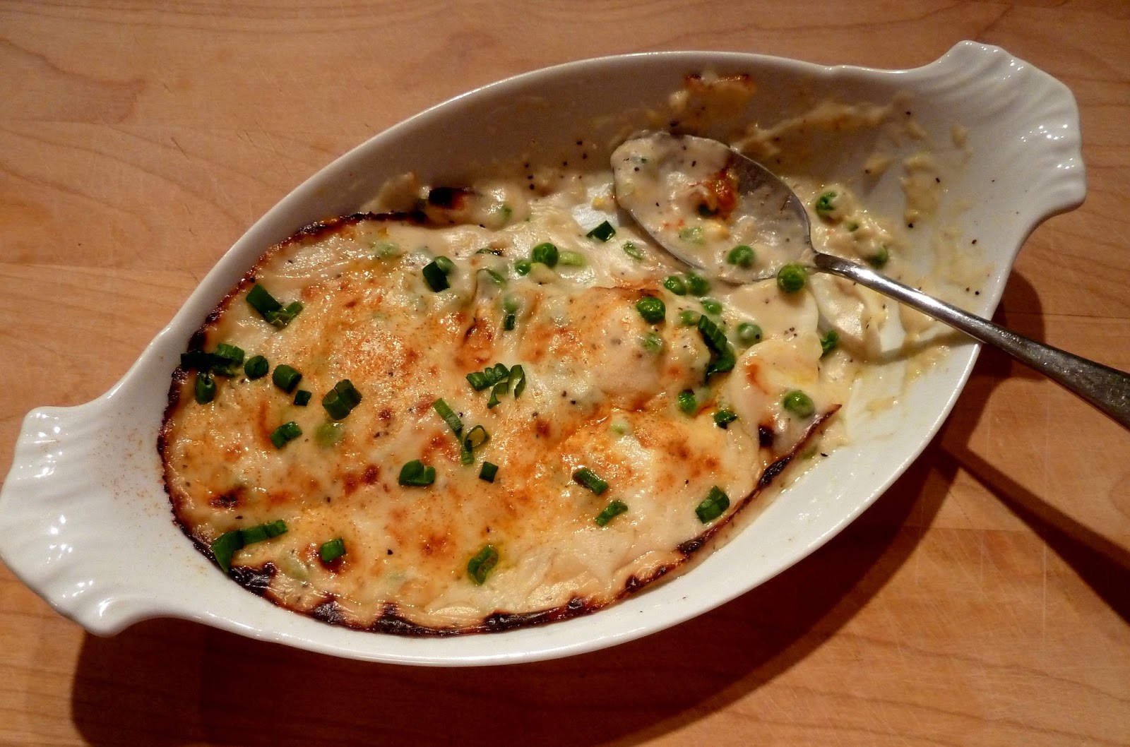 Cracked Pepper Egg Gratin