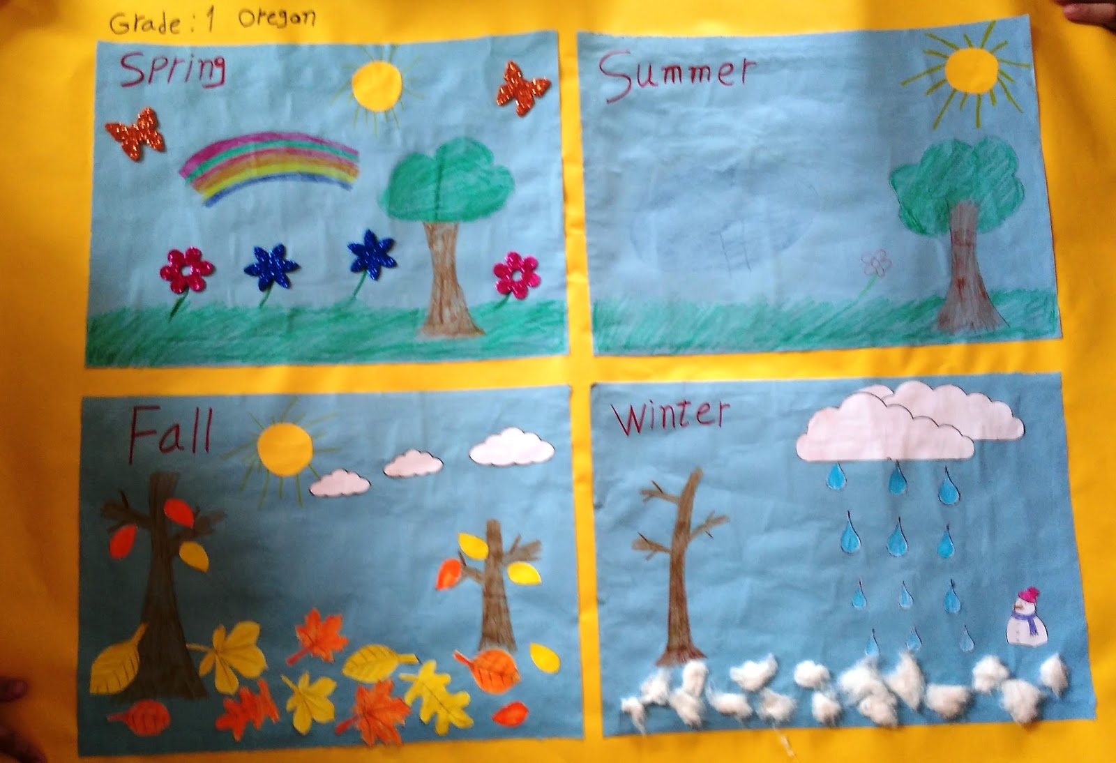 Miss Joanna's Class: Four Seasons Projects