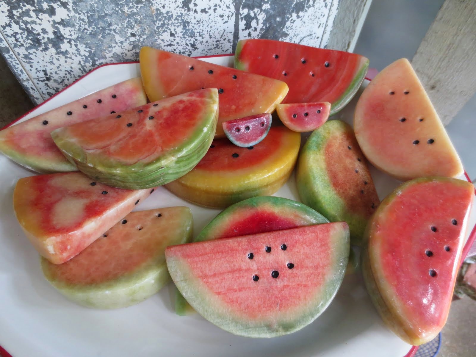 Alabaster Watermelon Slices