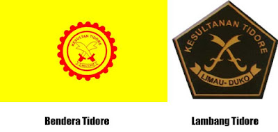 Gambar Bendera dan Lambang Tidore