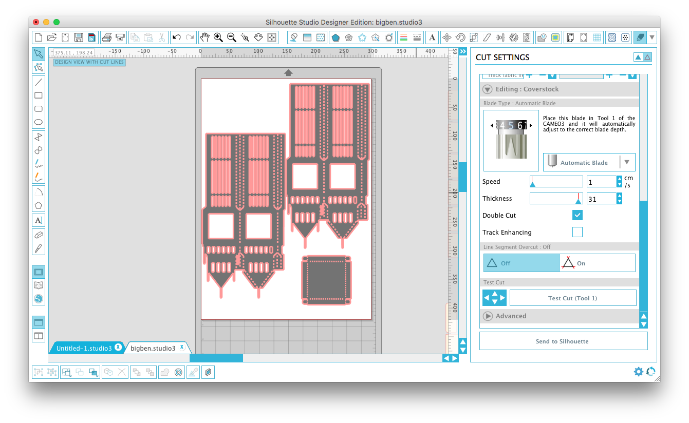 Silhouette UK Cutting Thicker Cardstock with Cameo 3