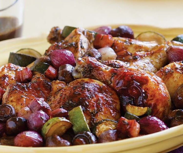 chicken with mushrooms & zucchini