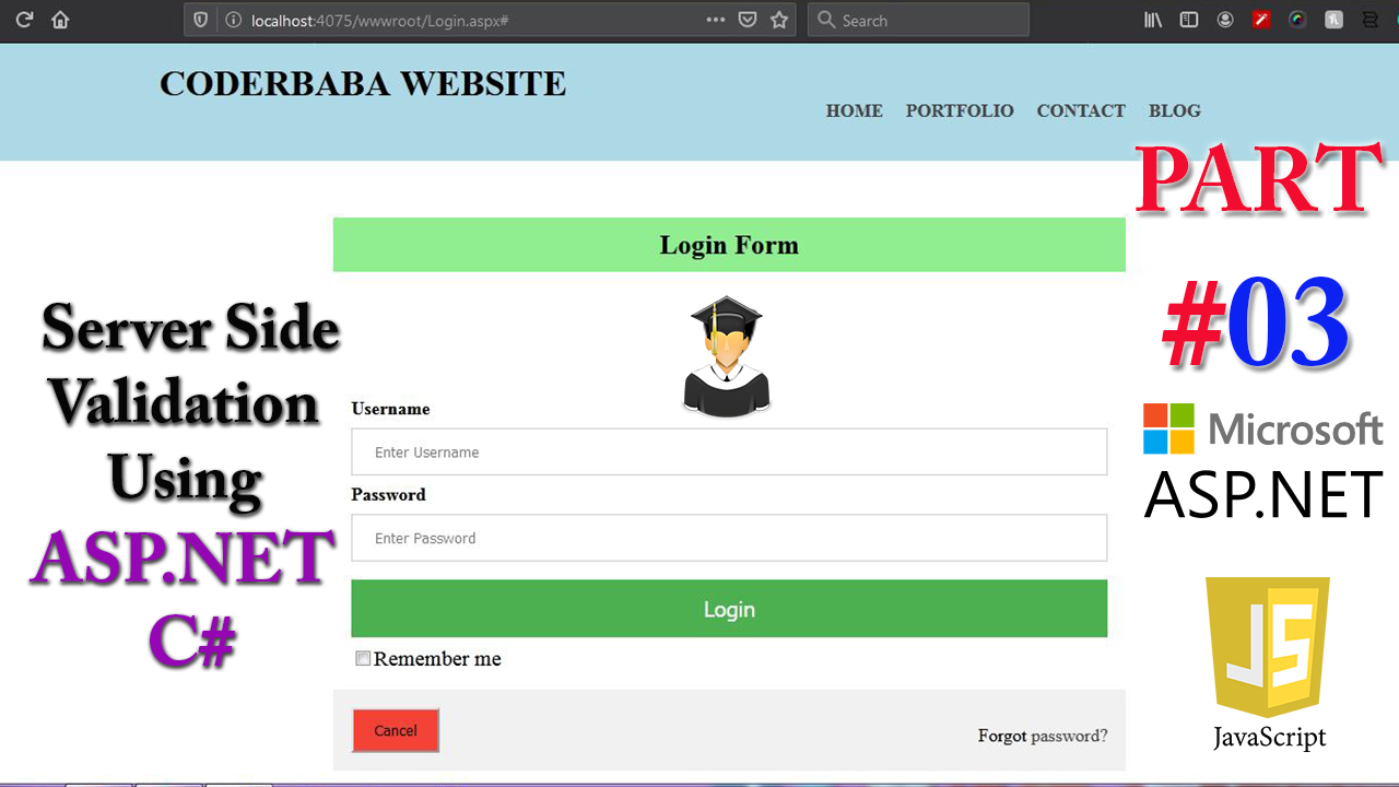 How to write different Type of Login Button Code in ASP.NET - CODER BABA
