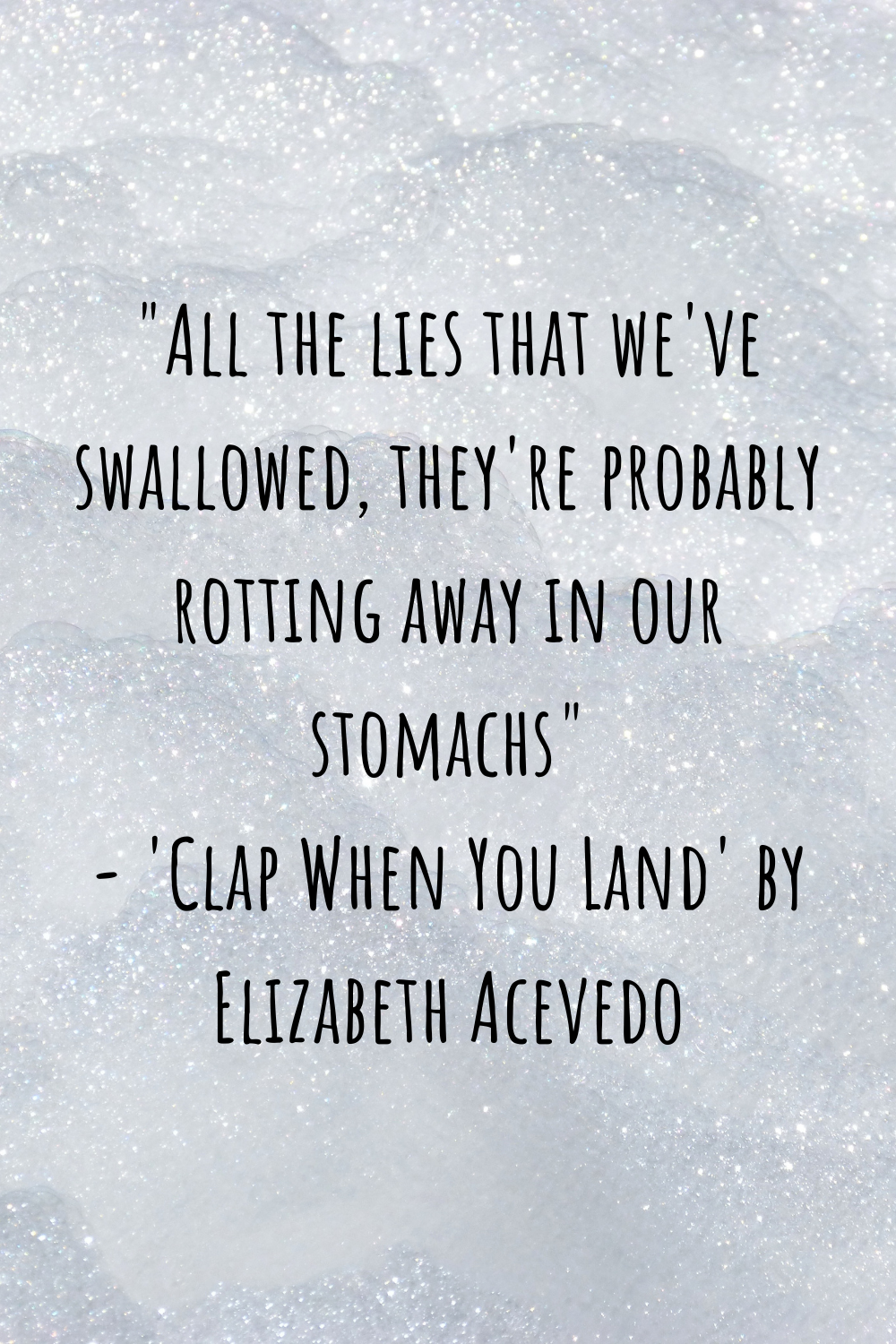All of Literature's A Stage Review of 'Clap When You Land' by