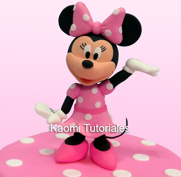 Kaomi Tutoriales Cómo hacer a Minnie Mouse / How to make Minnie Mouse