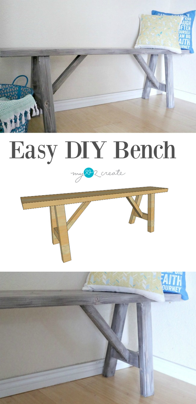 Easy DIY Bench Plans My Love 2 Create