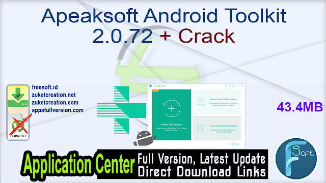 free instal Apeaksoft Android Toolkit 2.1.10 free instal Apeaksoft Android Toolkit 2.1.10