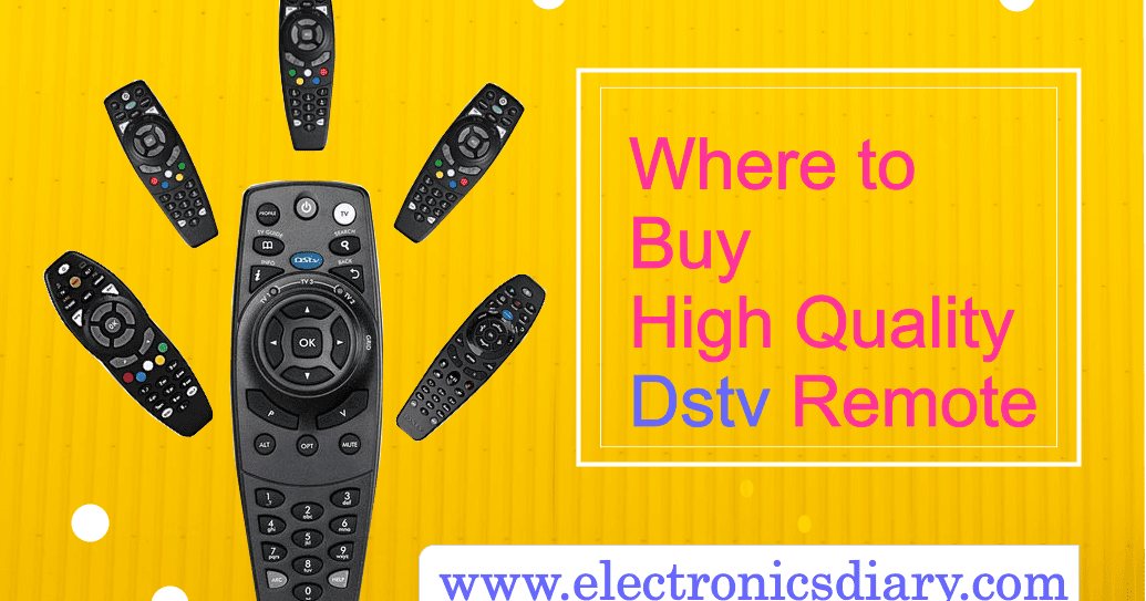 Where to Buy Dstv Remote Control Electronics Diary