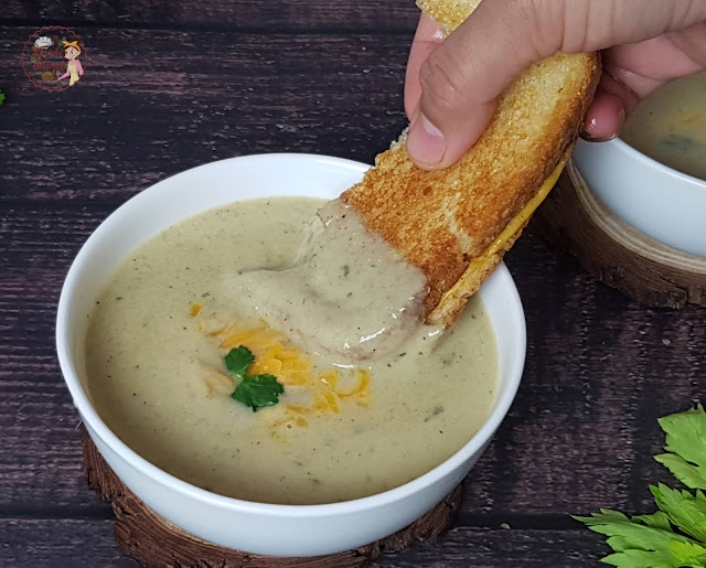 Instant Pot Celery Soup without potato Simple Celery Soup Keto Easy