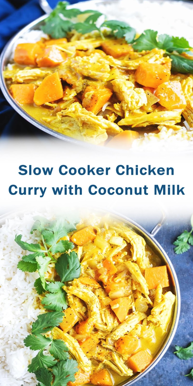 Slow Cooker Chicken Curry with Coconut Milk