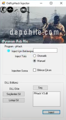 OAN Dll Injector Programı v1 İndir, Tanıtım Her Oyunla Uyumlu