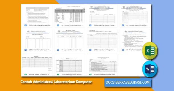 Contoh Administrasi Laboratorium Komputer Dokumen Berkas Edukasi