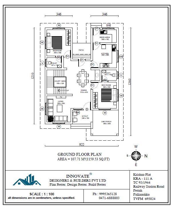 Stunning 3 Bedroom Home Design in 1675 Square Feet with Free Plan