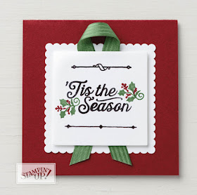 Stampin' Up! Oh, What Fun Tis the Season Christmas Card