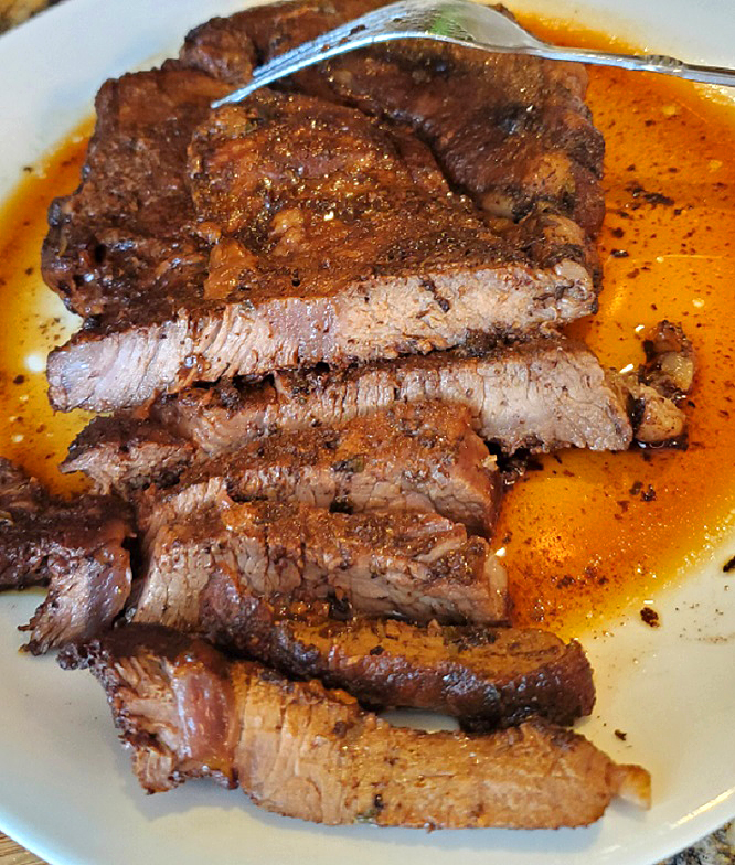 Slow Cooker Beer Sirloin Steak What's Cookin' Italian Style Cuisine