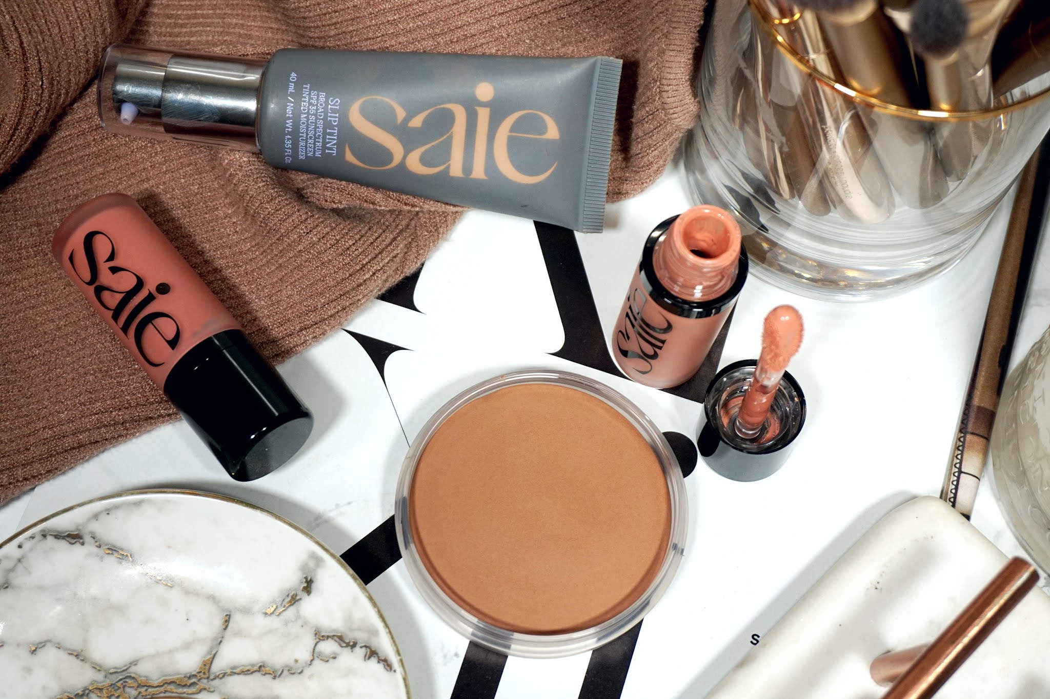  Review Saie Sun Melt Natural Cream Bronzer PRETTY IS MY PROFESSION