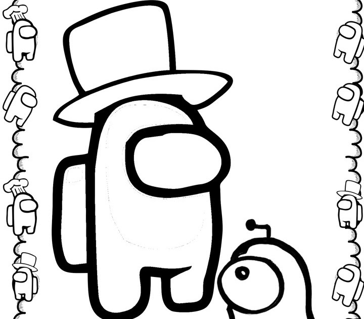 😋AMONG US para colorear y pintar🎨 - COLOREA TUS DIBUJOS