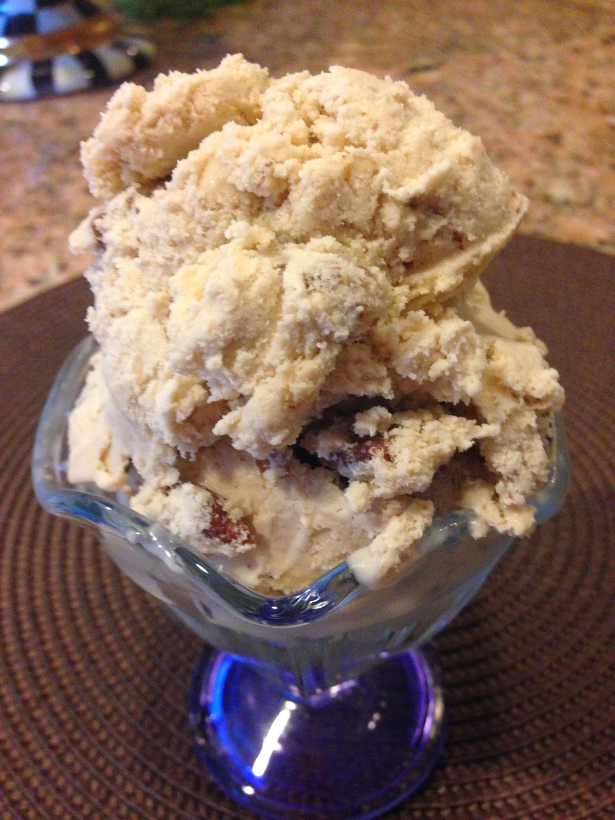 Bon Vivant Cooks Kahlua Pecan Custard Ice Cream