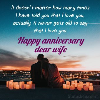 10th Marriage Anniversary wishes for wife