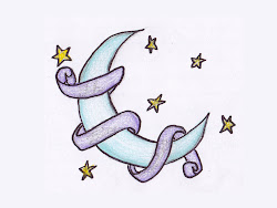 moon tattoo designs drawing star stars yellow spiral covering getdrawings