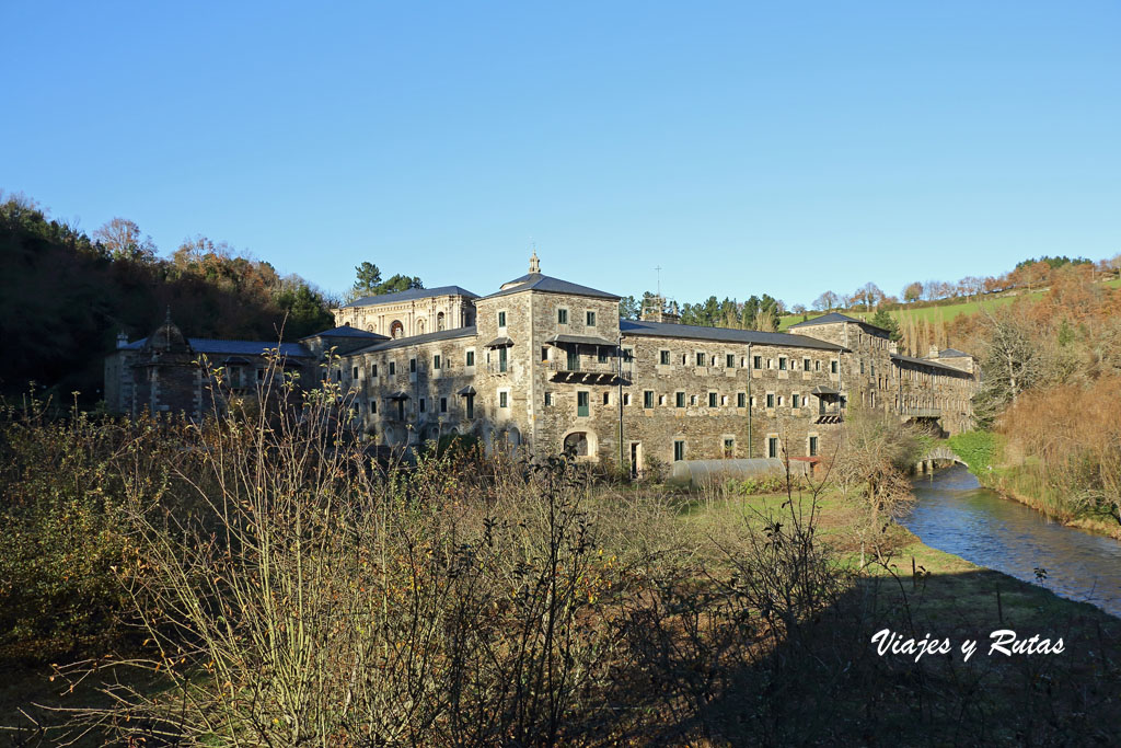 Exterior del Monasterio de Samos, Lugo