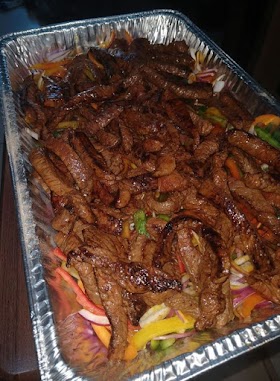 Steak fajitas