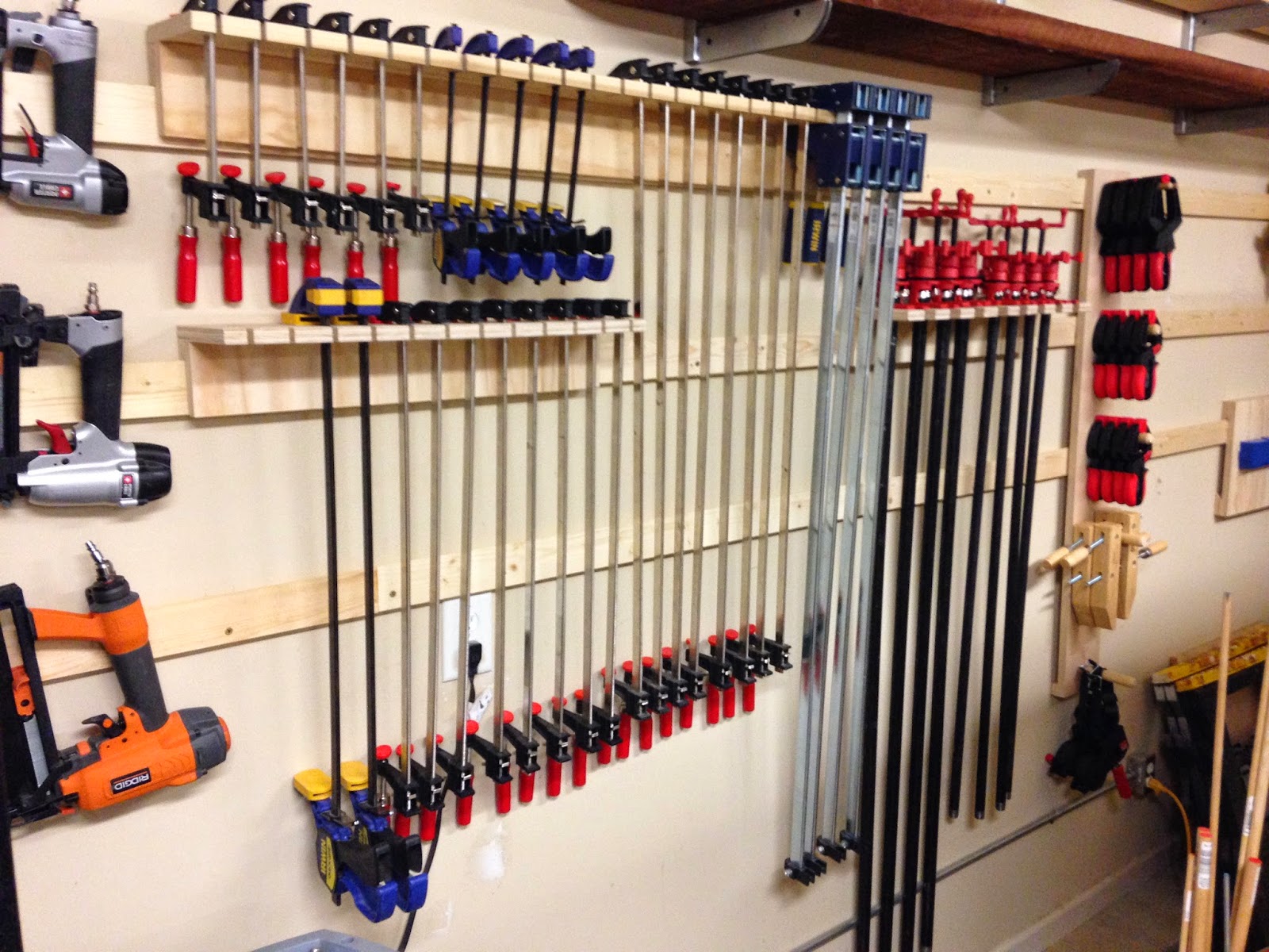 Somehow it all came together Enough clamps? What about clamp racks?