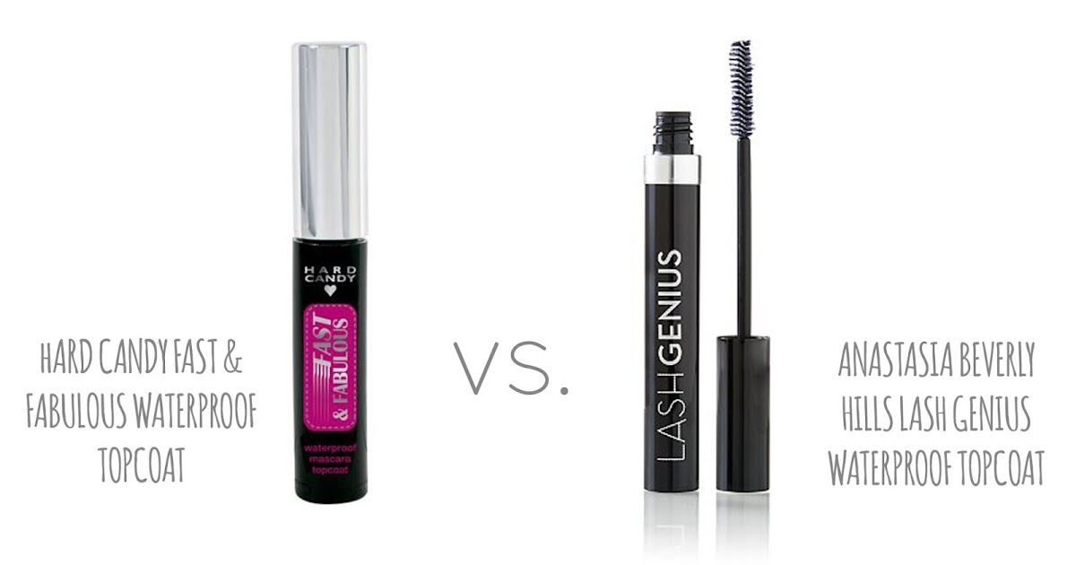 Bluchiffon Hard Candy Fast & Fabulous Waterproof Topcoat Vs. Anastasia