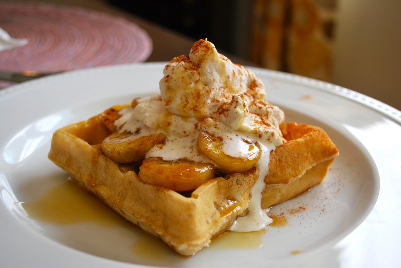 Bevy Richmond Bananas Foster Waffles